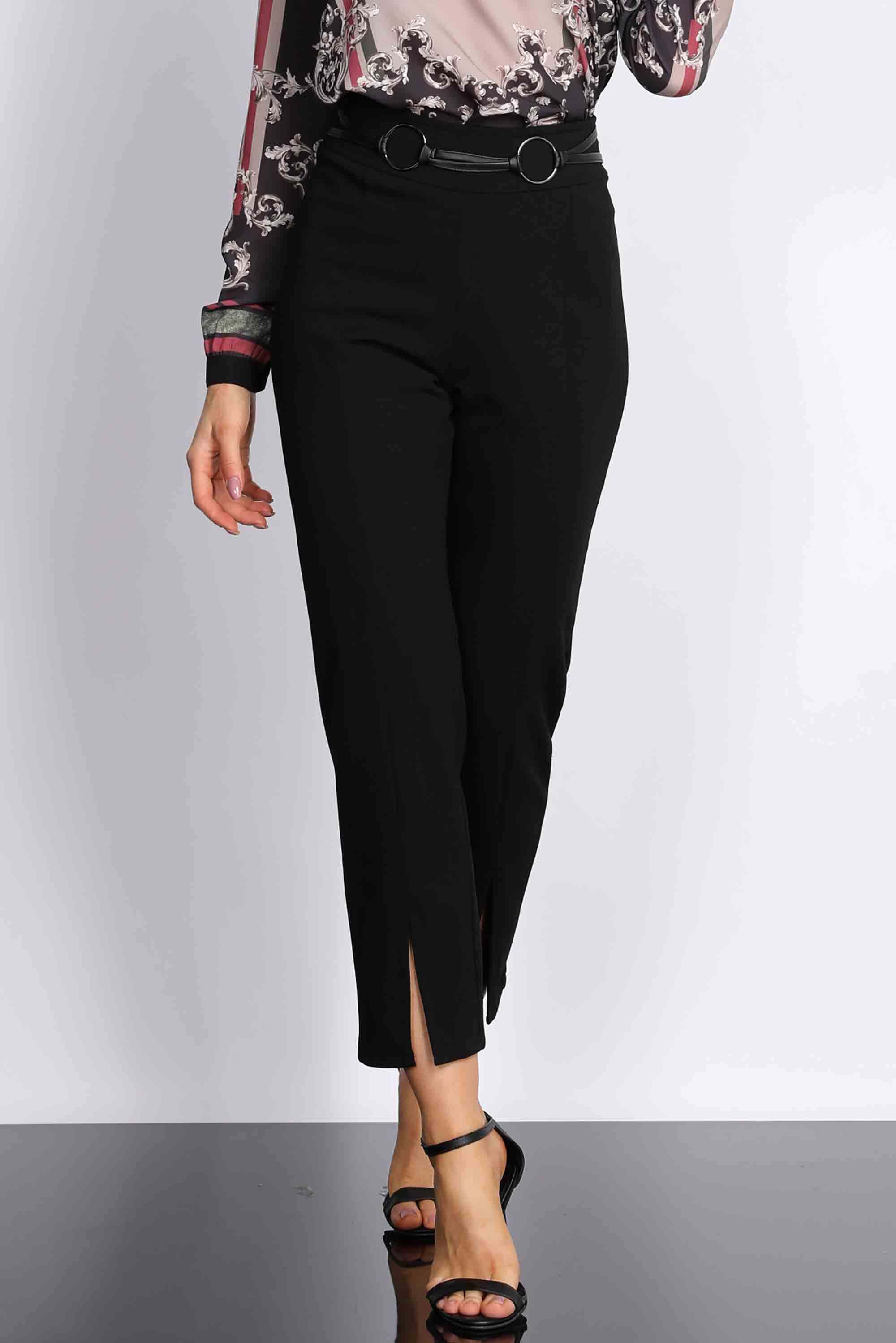 Roupas Femininas CalÃ§a Capri Preta Feminina Calça Capri Social