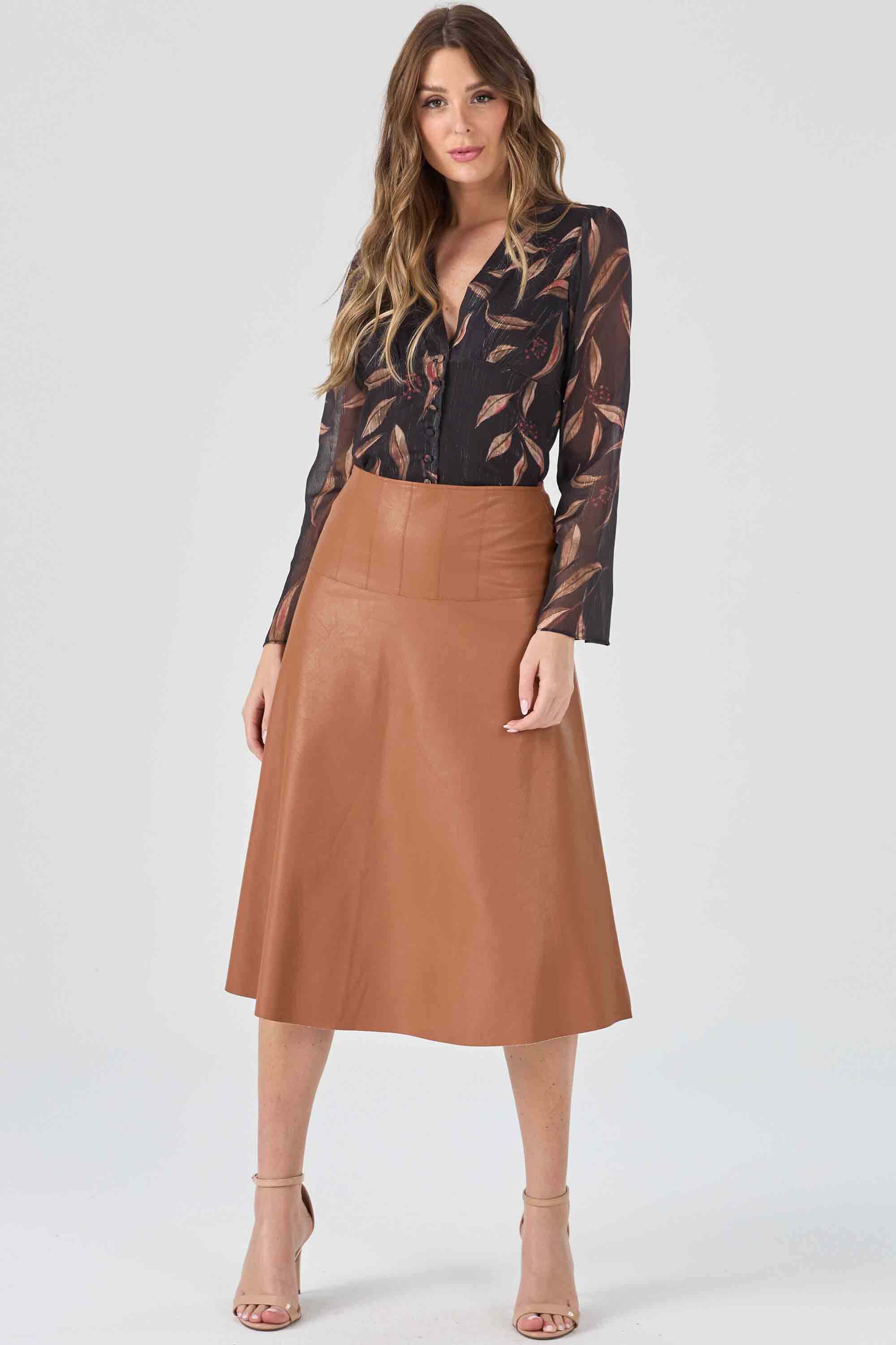 Saia Midi Comprar Saia Evase Saia Evasê Saias No Pinterest Jeans