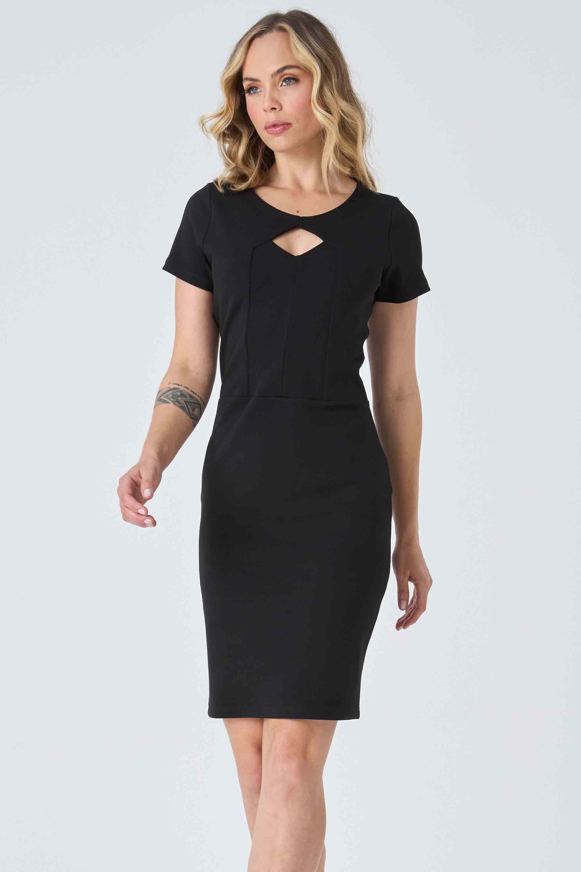 Vestido Curto Social Preto