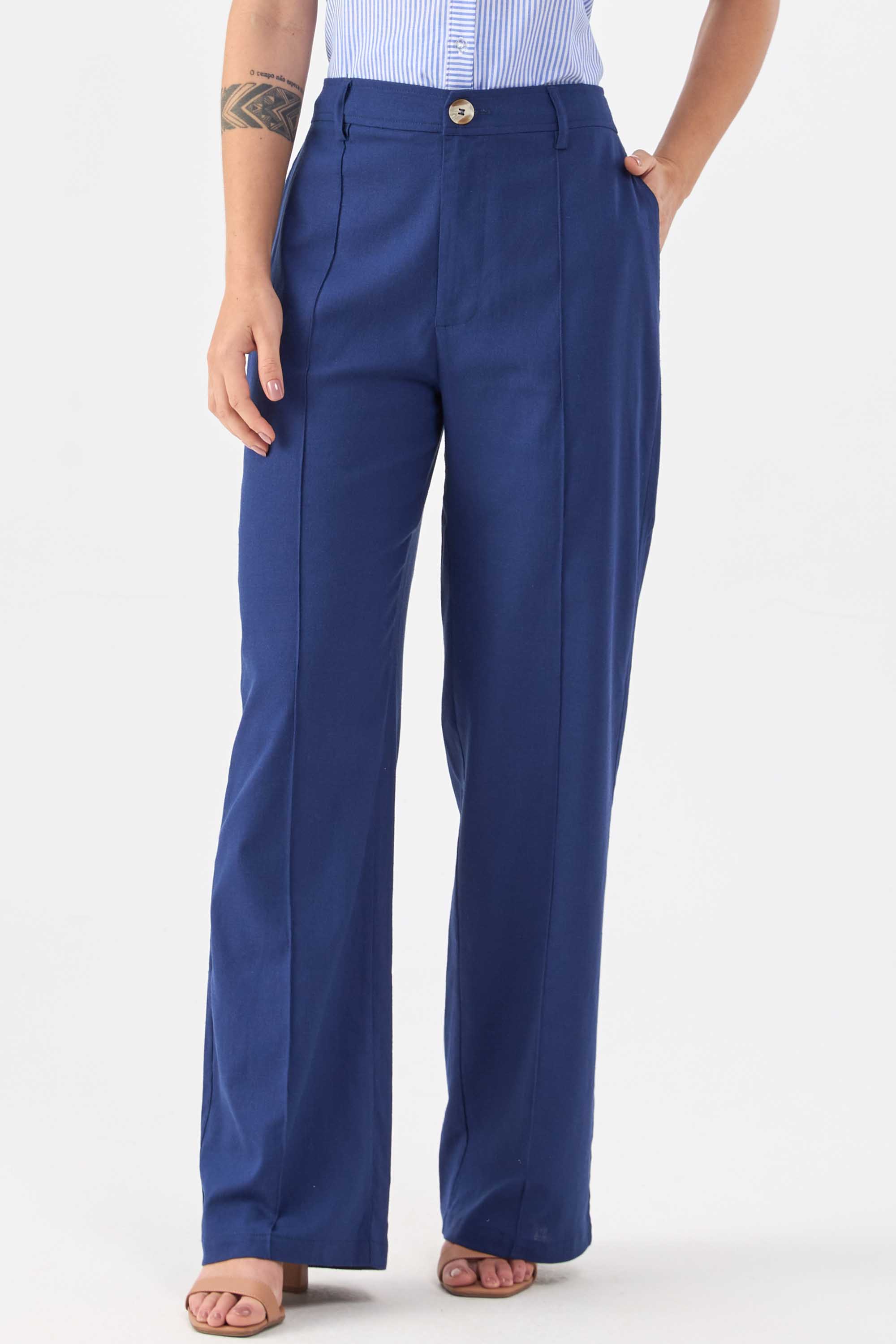 Linho CalÃ§a Social Feminina Flare CalÃ§a Social De Linho Linho CalÃ§